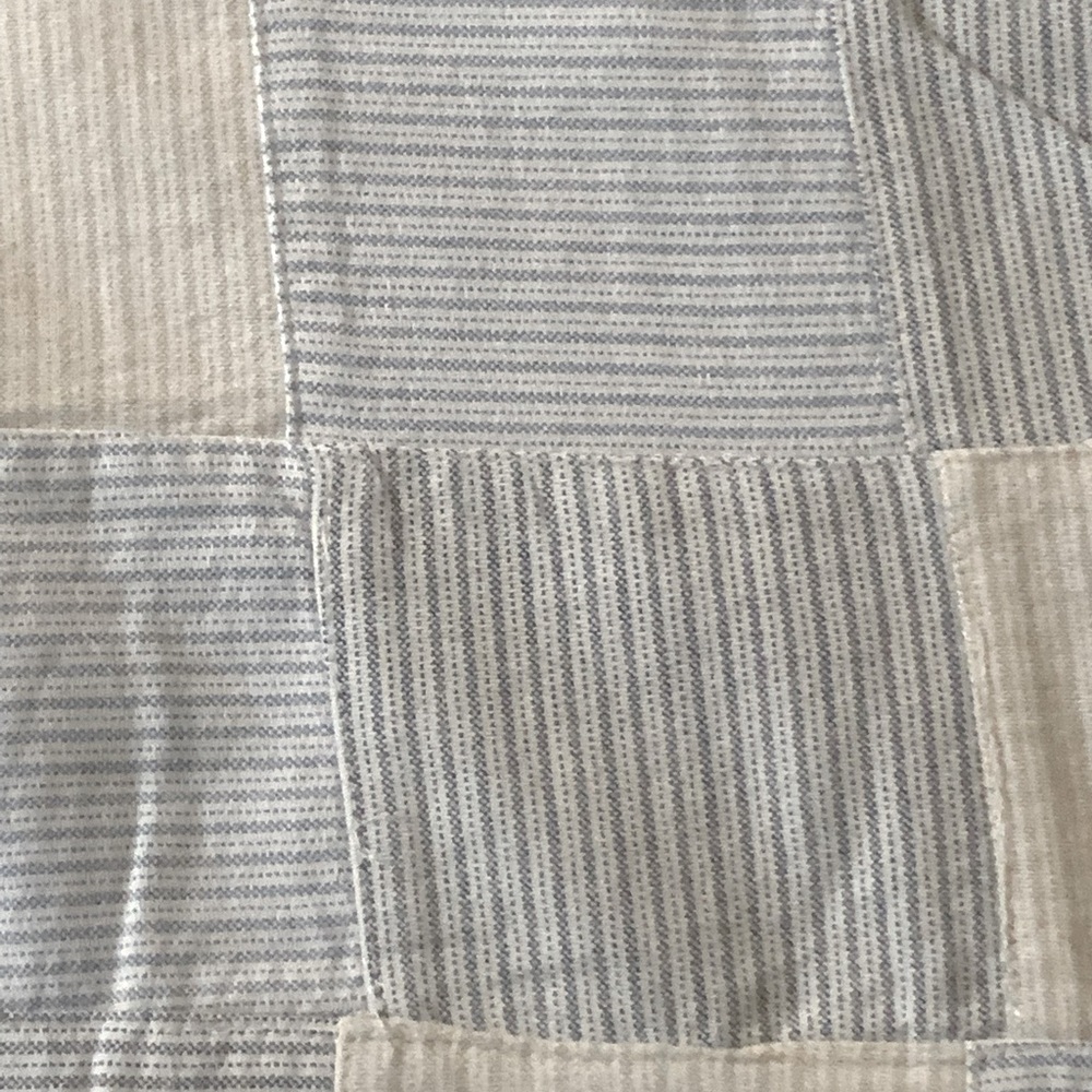 IZOD Vintage Y2K Light Blue & White Madras Plaid Patch Shorts - NEW - Size 36 - Picture 5 of 7